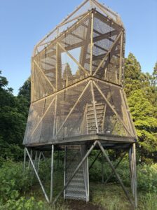 まつだいスモールタワー内部の階段