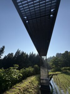 「米の家」から見える里山の景色