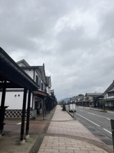 雁木が続く牧之通りの歩道